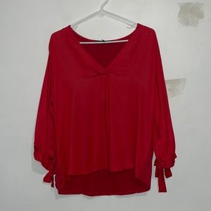 Size S Women’s White House Black Market Red Blouse